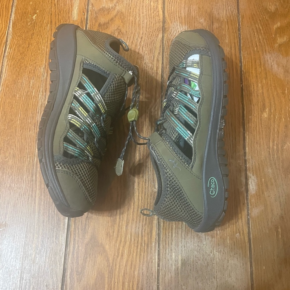 Chaco OutCross 2 Water Shoes -Kids Green Size 5
